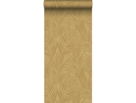 Papel de Parede ORIGIN WALLCOVERINGS (53 cm x 10,05 m - Tecido - Amarelo)