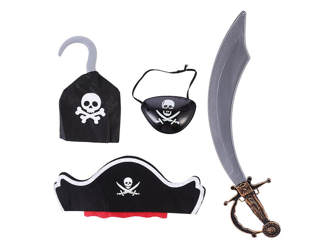 4 Unidades de Adereços de Desempenho Pirata ALLINLESS