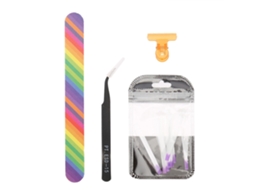 Kit De Extensão De Unhas (laranja, Sem Forma De Papel, Resistente A Rachaduras E Reforçado) Eoocoo