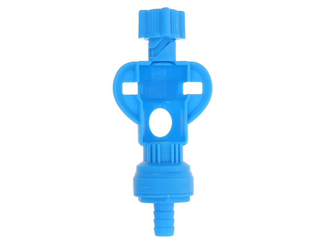 Conector para embalagem de vinho em PP azul - Instalação rápida e fácil conservação.