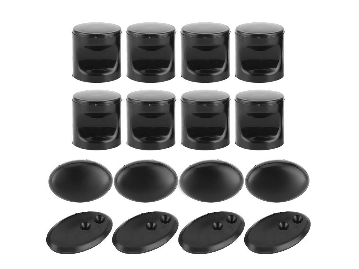 Licitantes para Portas de Vidro Deslizantes para Banheiro (Vendidas em Conjuntos de 4, Adequadas para Portas de Banheiro Deslizantes)