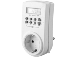 Tomada de Parede com Temporizador Digital NORTHIX Estore Branco