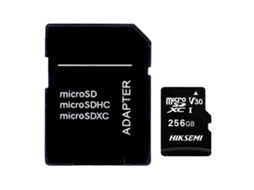 Cartão De Memória Hikvision 256 Gb C/adaptador C10