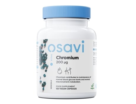 Cromo 200 ?g 120 Cápsulas Vegan Osavi