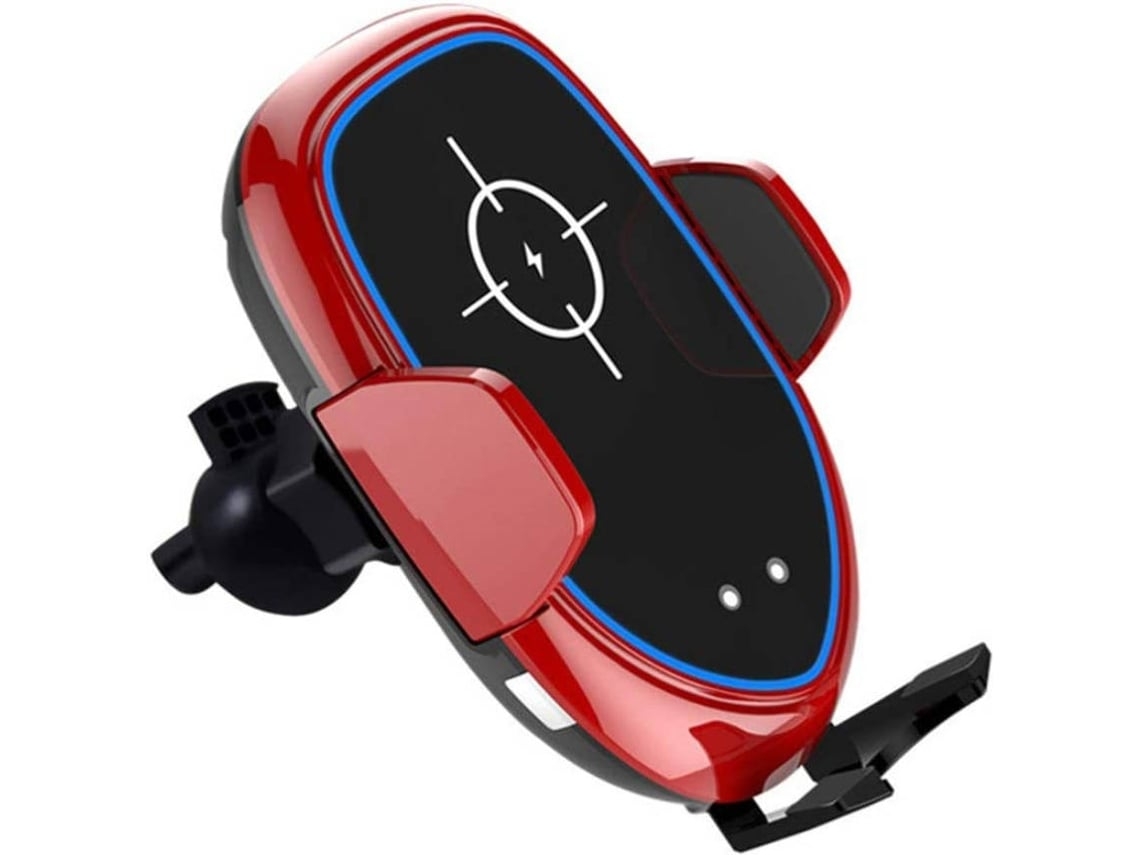 Carregador Carro Sem Gravidade Aperto para Samsung YIZHOOD Vermelho