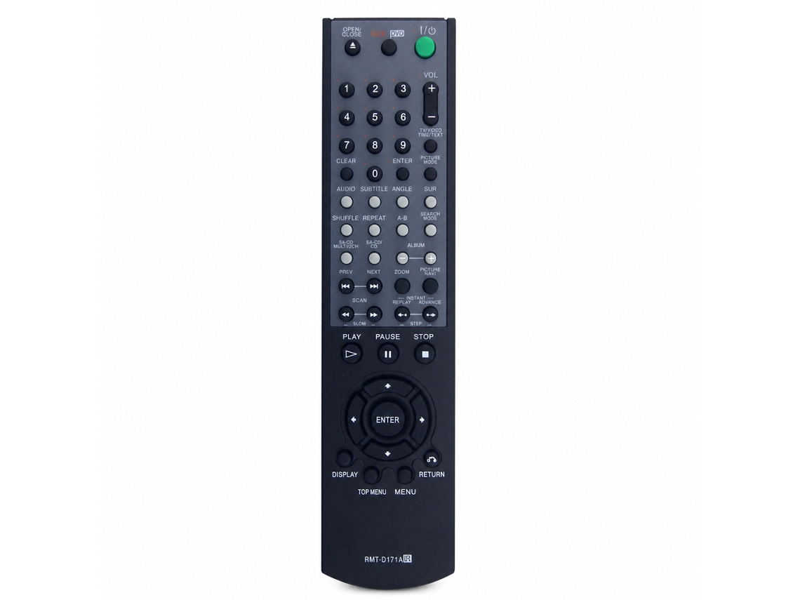 Comando À Distância Para Leitor Dvd Compatível Com Sony Rmt-d171a