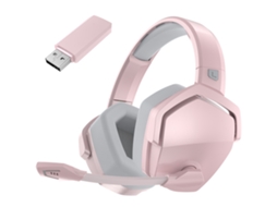 Fone De Ouvido Sem Fio Para Gaming G06 Com Microfone Over-ear 2.4g + Bt Para Computador