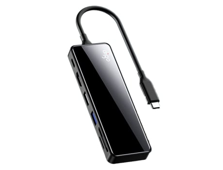 Adaptador AIGO H6Jd 6In1 Type-C a Usb3.0 Usb2.0 Hdmi Sd/Tf Pd para Huawei Mate40/P50 S20