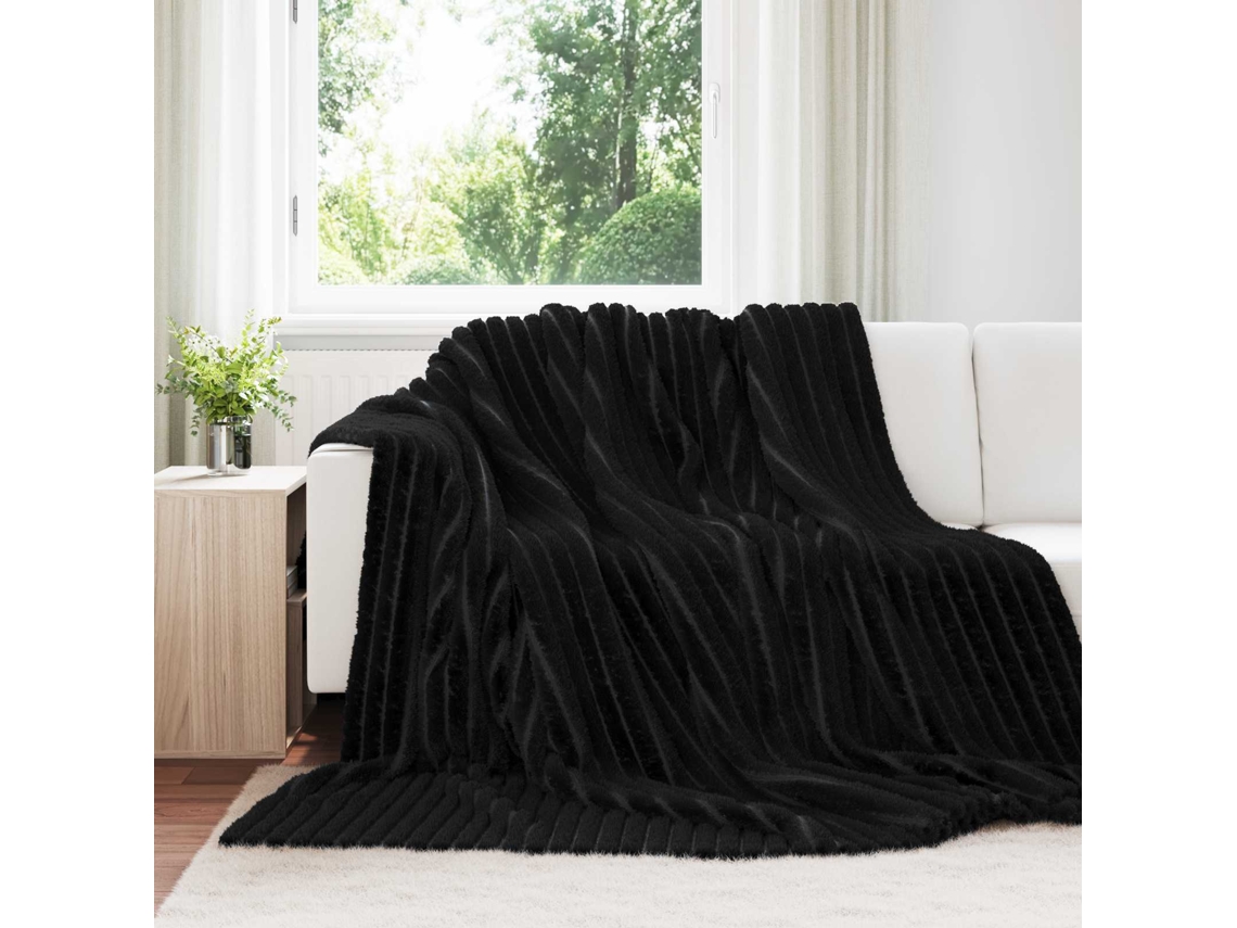 Vidaxl Cobertores De Sofá 6 Unid. Preto 270 X 240 Cm 10.96 Kg Lã
