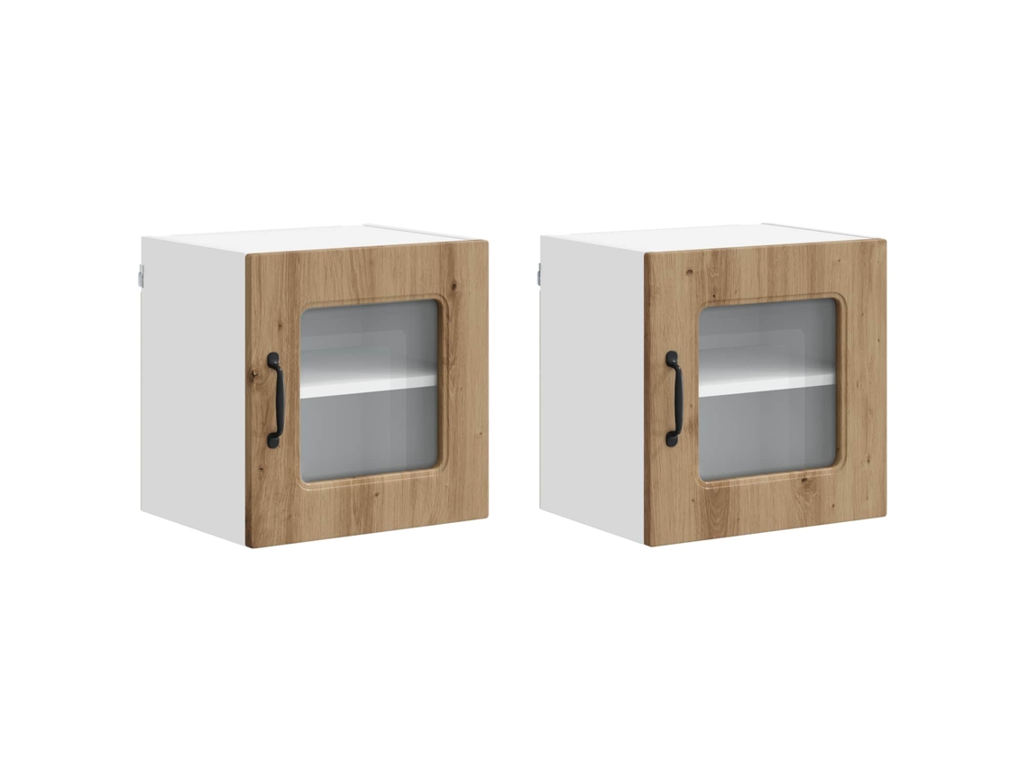 Armário de Cozinha Kalmar 2 Pcs Carvalho Artesanal MAISON EXCLUSIVE