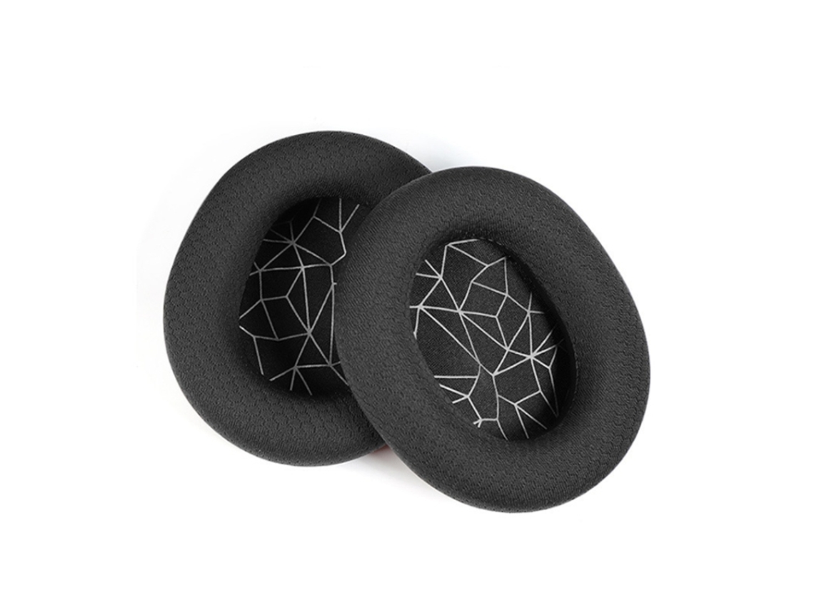 Almofada Para Auscultadores Steelseries Arctis 9 De Orelhas De Esponja Macia Malha De Impressão Branca