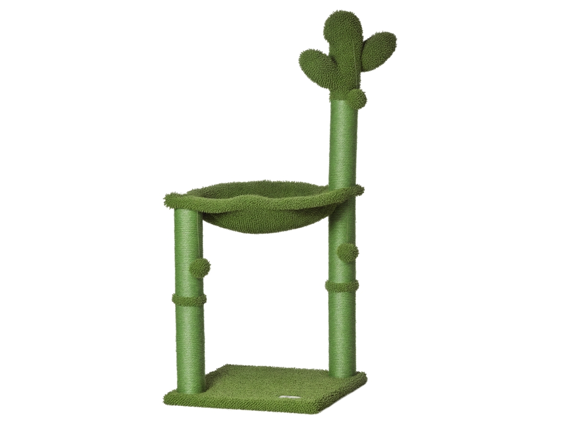 Arranhador Cacto 96cm Bolinhas E Rede Design Original