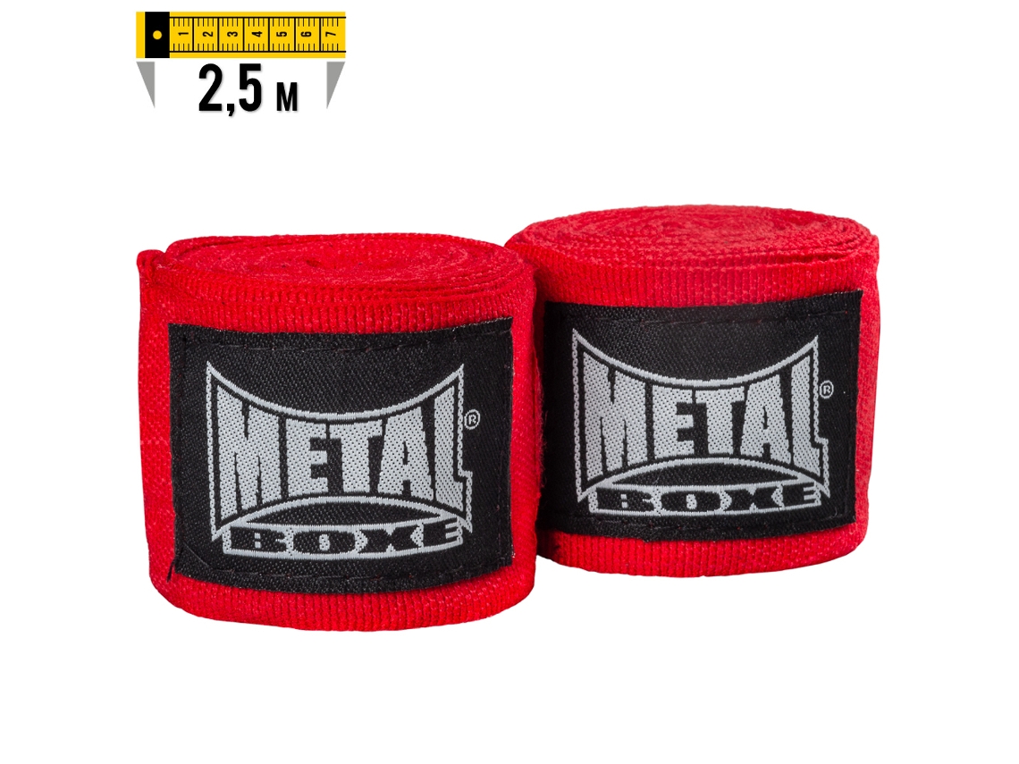 Ligaduras para Boxe METAL BOXE (Multicor - 2,5 m)