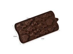 Desenho Animado Forma Silicone para Chocolates e Gomas, Ideal para Doces HEXINYIGJLY
