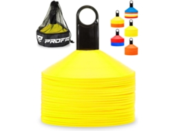 Conjunto De 50 Cones De Futebol Com Bolsa E Suporte Para Treino, Futebol, Crianças, Desportos, Marcadores Para Campo