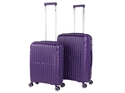 Pp JASLEN Crawley Roxo Hard Case Set (42,5x54,5x26 Cm)