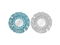 Espelho de Parede DKD HOME DECOR 39233 (Azul - 7x60x60cm)