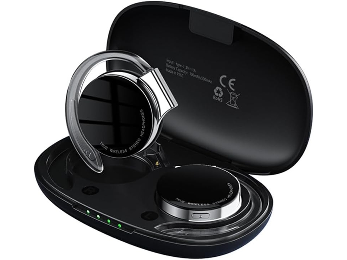 Fone De Ouvido Portátil Ipx5 À Prova D'água Com Gancho De Orelha, Cancelamento De Ruído, Elegante, Compatível Com