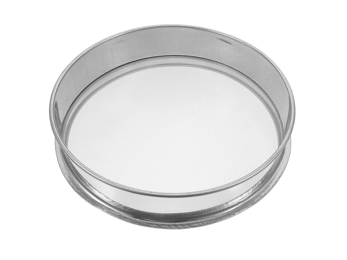 Peneira De Aço Inoxidável Para Esmalte: Filtro Redondo De 25 Cm Com Malha 100 Para Argila Cerâmica E Tinta, Universal