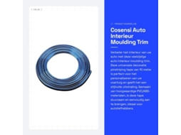 Adesivos Para Interiores 10m - Decoração Automóvel - Pvc/abs - Antideslizante - Fácil De Instalar - Alta Qualidade - Autocola