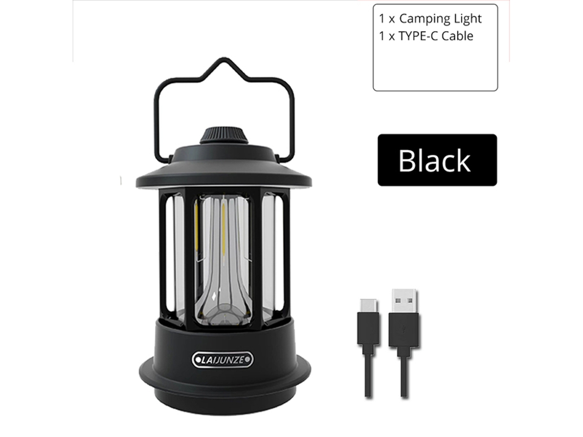 Lâmpada de Campismo  WEIMAI 8000 Lumens Retro  LED USB Recarregável