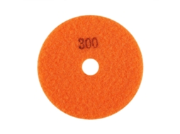 Disco De Esmerilado Y Pulido Diamante Húmedo 100mm 4" Para Granito Mármol Piedra (granularidad 300)