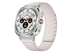 Bracelete Para Samsung Galaxy Watch Ultra - Silicone Magnético Em Formato I (47mm) - Starlight