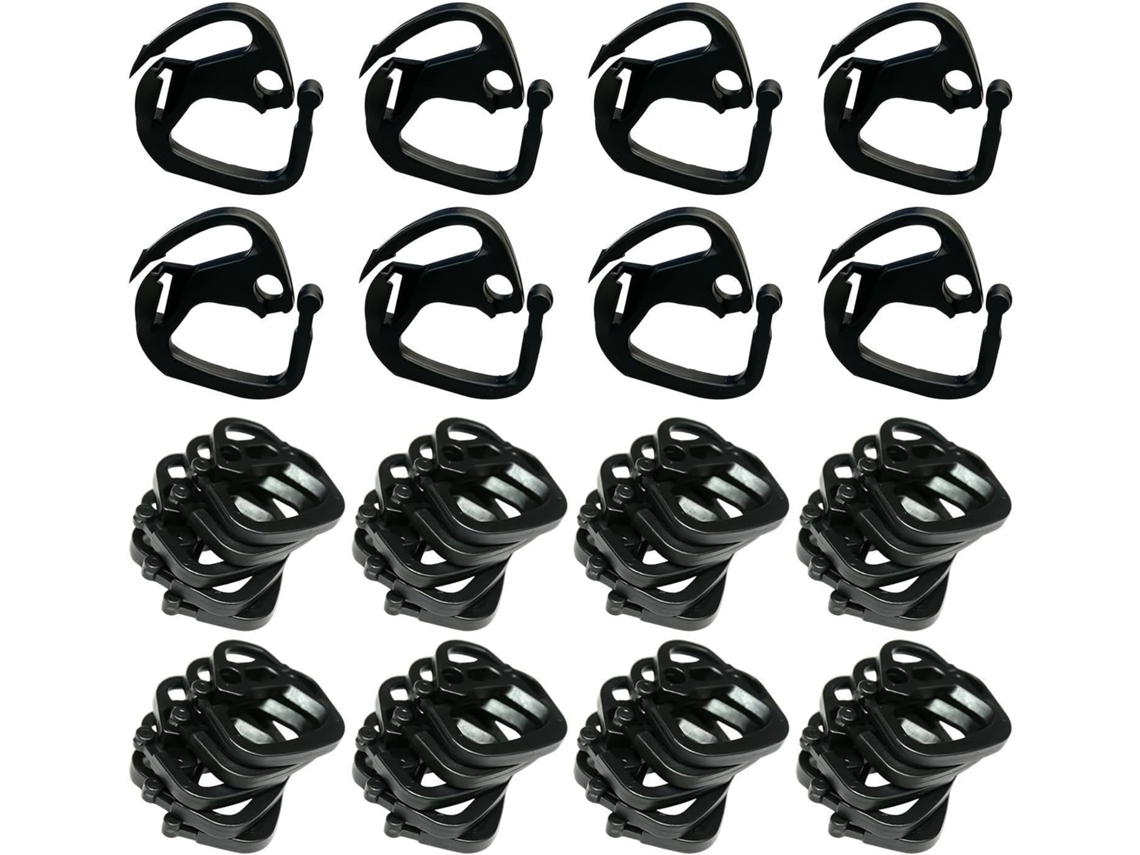 Conjunto De 100 Presilhas Para Lona