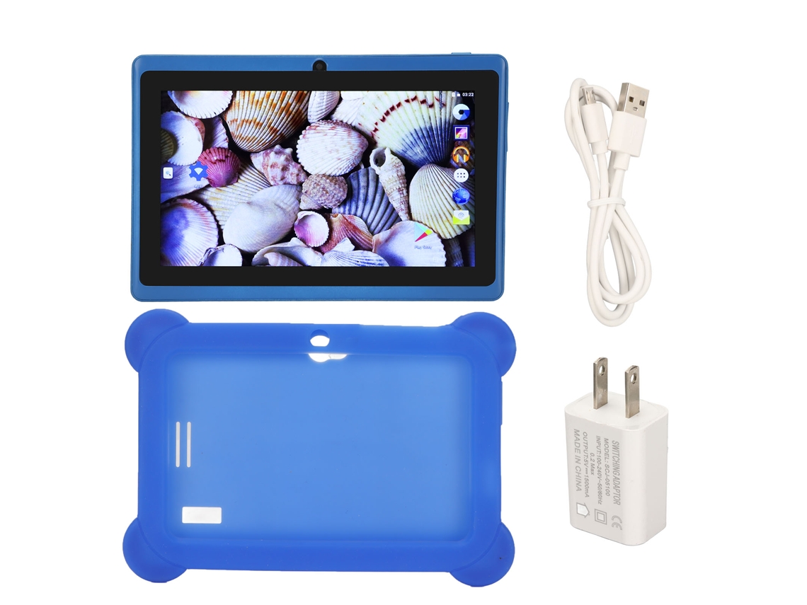 Tablet Para Crianças (tela Hd De 7 Polegadas Com Proteção Para Os Olhos 8gb+1gb Para Aprendizado)