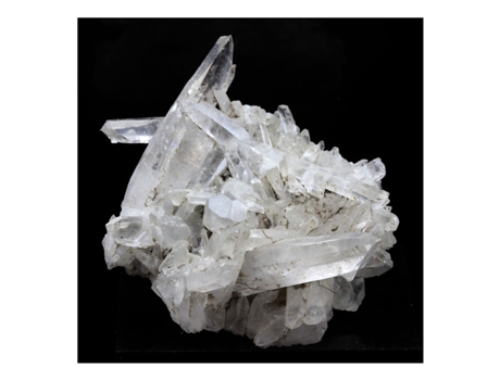 Quartzo Pedra Natural Da França Clavans Cristal Curativo e de Energia Positiva 241,0 Ct Certificado de Autenticidade Incluído 50X50X25Mm