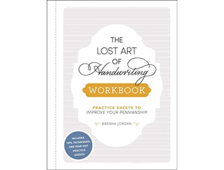 Livro Lost Art of Handwriting Workbook de Brenna Jordan (Inglês)