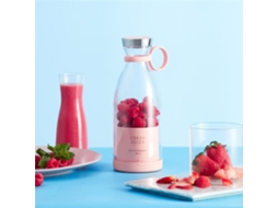 Lurelia Liquidificador Portátil Recarregável Usb, 4 Lâminas, Aço Inoxidável, Para Smoothies