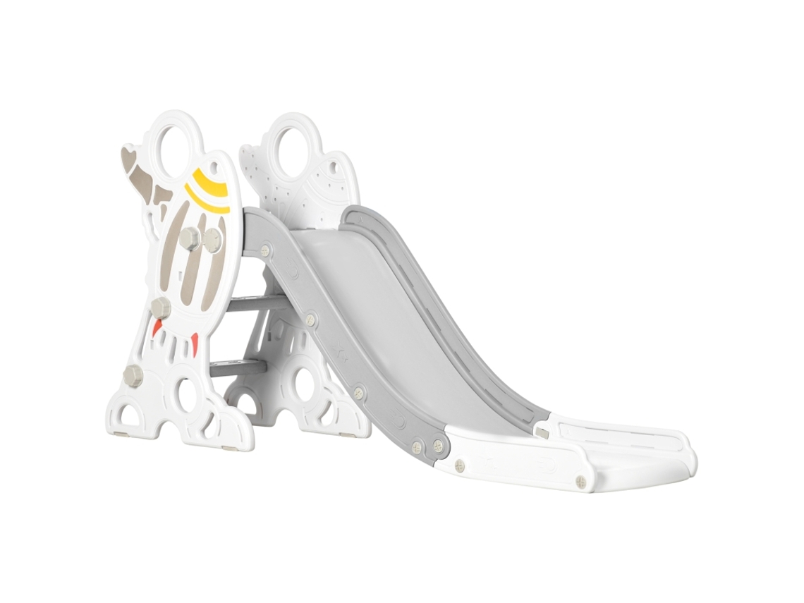 Rampa Foguete Cinza com Kit de Adesivos 157x46.5x80 cm para 1.5 3 Anos Infantil ZIWEI STORE