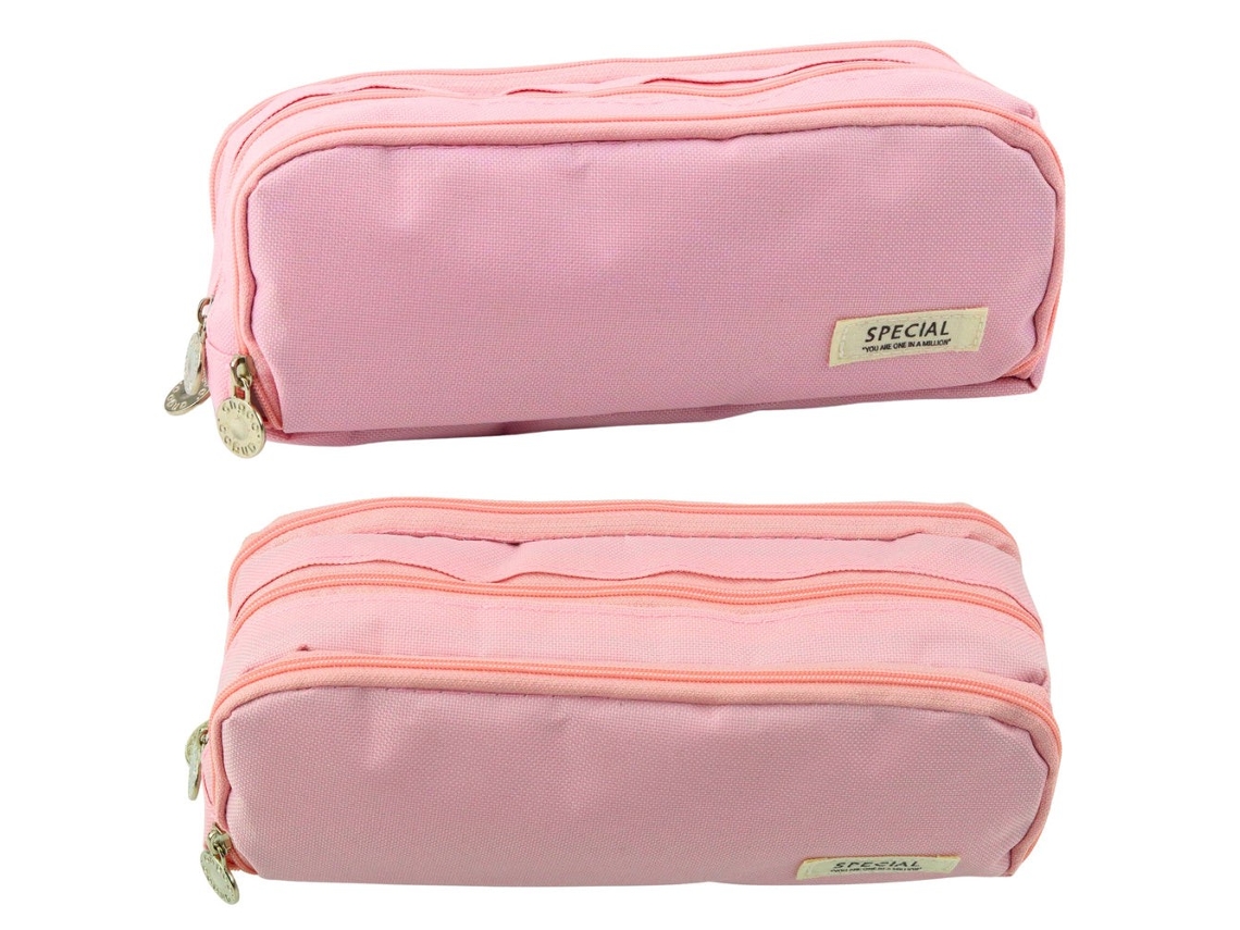 Estojo para Lápis, 2 Compartimentos, com Zíper, com Bolsos AQUAFORGE