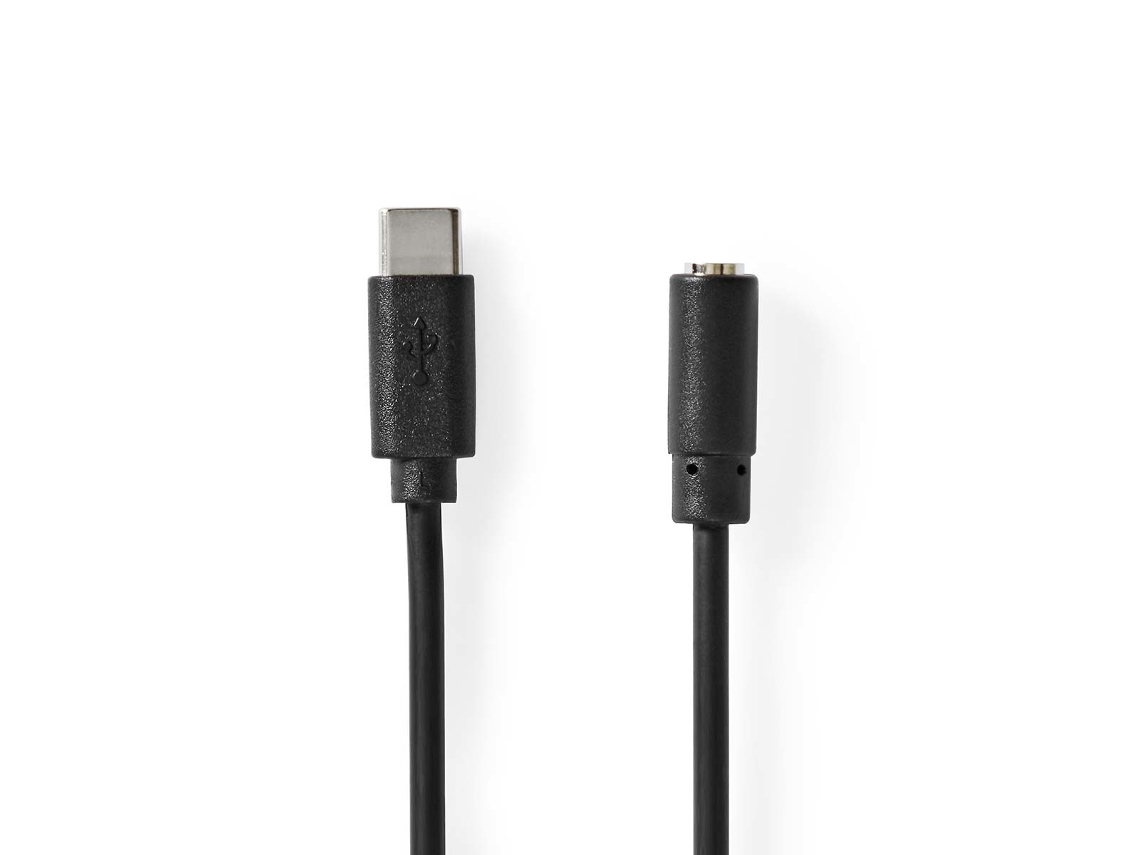 Cabo Telemóvel Usb-C NEDIS Preto