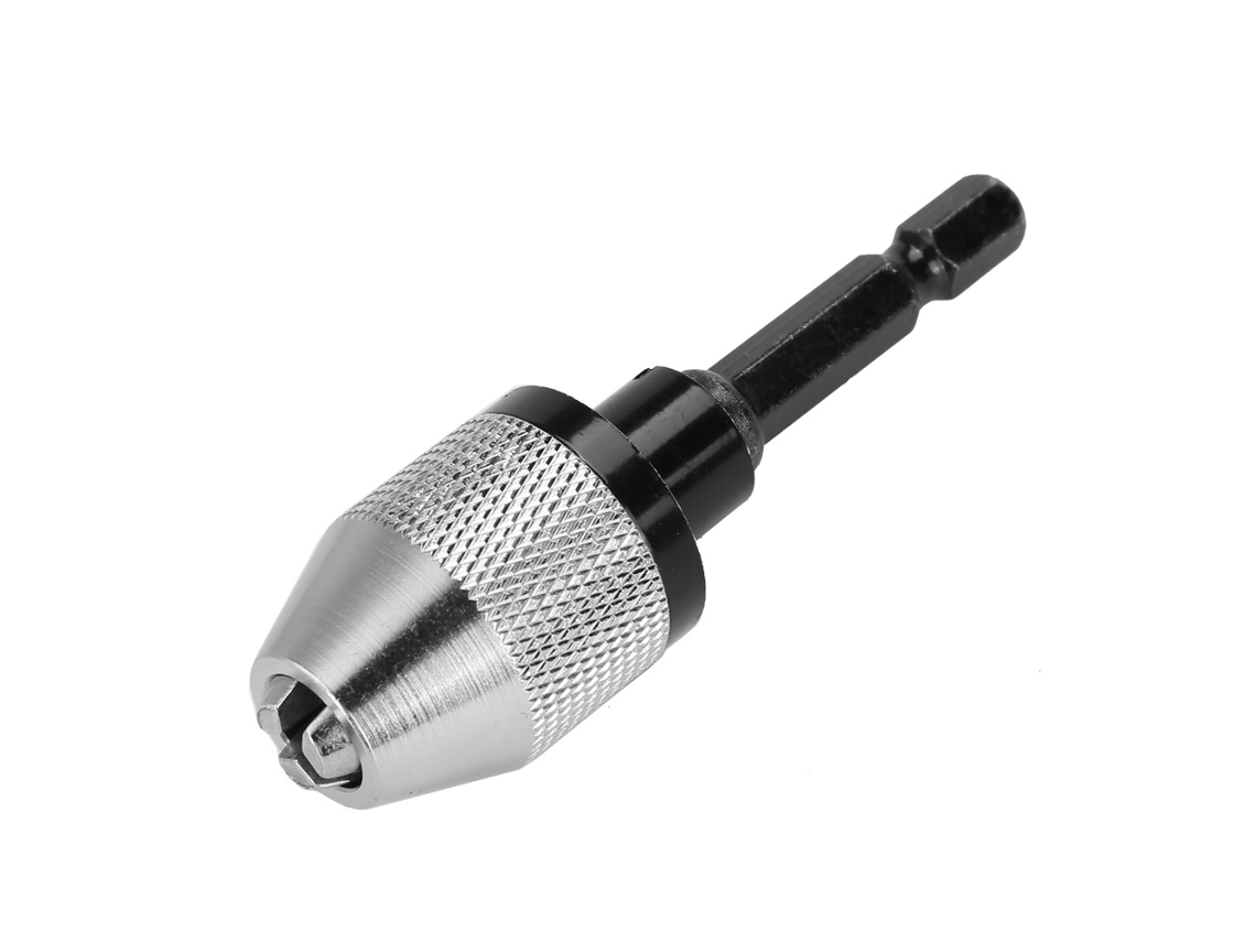 Adaptador De Mandril Para Furadeira Parafusadeira Eléctrica Com Cabo Hexagonal De 6,5mm Troca Rápida (h01554)