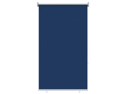 Maison Exclusive - Persiana Rolô Externa Com Bloco De 90% Uv Azul 80 X 140 Cm Hdpe