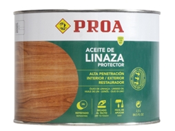 Óleo de Linhaça PROA PROA Proteção e Nutrição Da Madeira Amarelado Transparente 2,5L