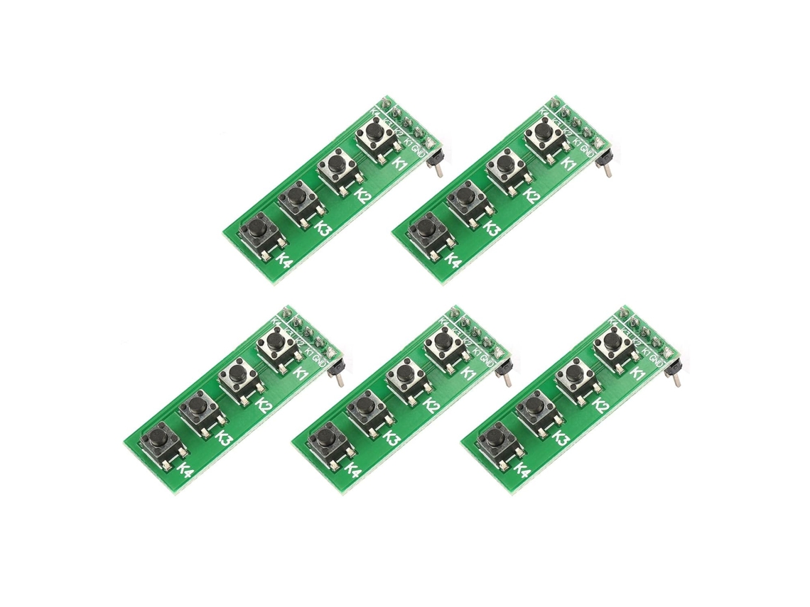 Módulo De Teclado Com 4 Botões, Placa De Teclado Com Interruptores De Cátodo Comum.
