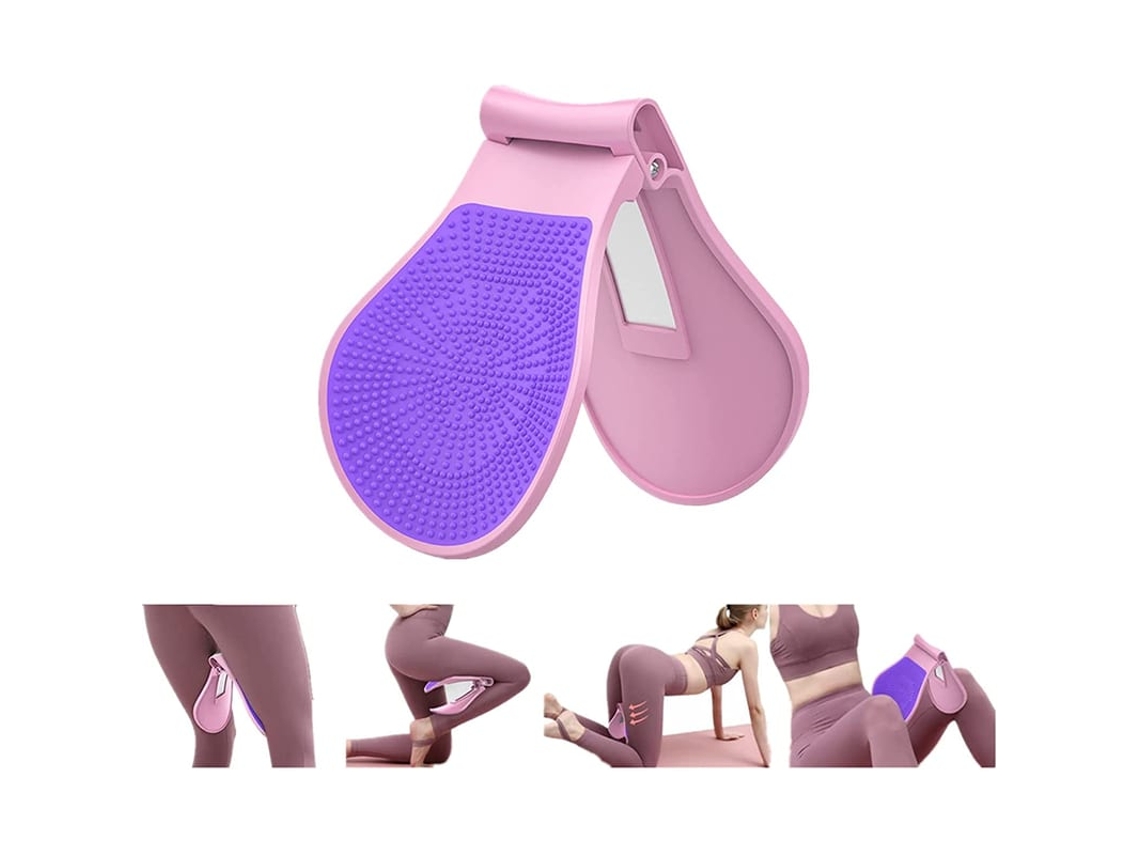 Dispositivo De Controle Da Bexiga Exercitador De Musculatura Pélvica Tensor De Coxas Tonificador De Glúteos Rosa-roxo