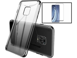 Kit Capa e Película de Vidro Temperado Xiaomi Mi Note 10 Lite SlimArmor Preto