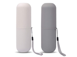 VYLARA Estojo Portátil Para Escova De Dentes Traveling Assistant, Materiais De Alta Qualidade Para Higiene Bucal Segura E Conveniente, Design Leve Para Fácil