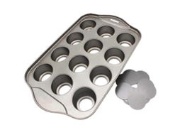 Forma Para Bolo Com 12 Cavidades, Ideal Para Cheesecakes E Cupcakes.