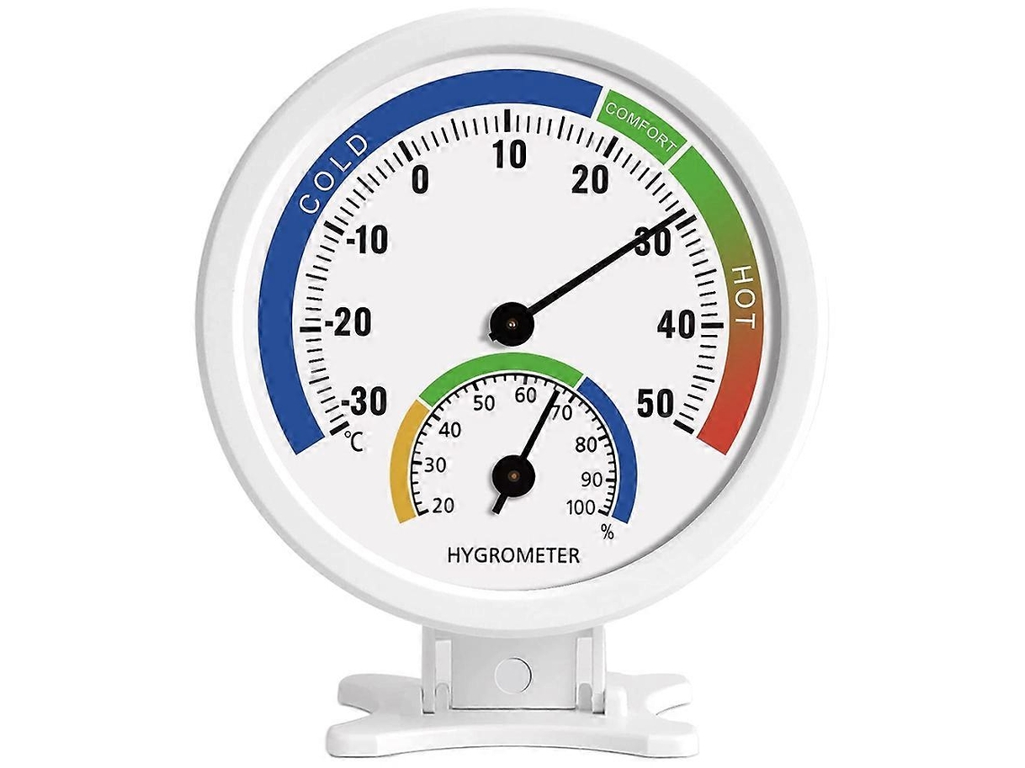 Termômetro E Higrômetro Para Ambientes Internos E Externos, Medidor De Umidade De 3 Polegadas Com Monitor De Medição. Nostalgia88