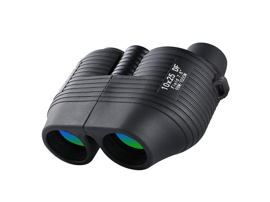Binóculos 10x25 Fully Focus Free Mini Telescópio Portátil Hd De Alta Potência, Presentes Para Crianças, Bestvite (preto)
