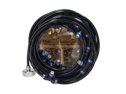Kit de Riego e Resfriamento com Névoa, Exterior, Jardim, 8m/10m/18m/23m, 1/2" S/MARCA