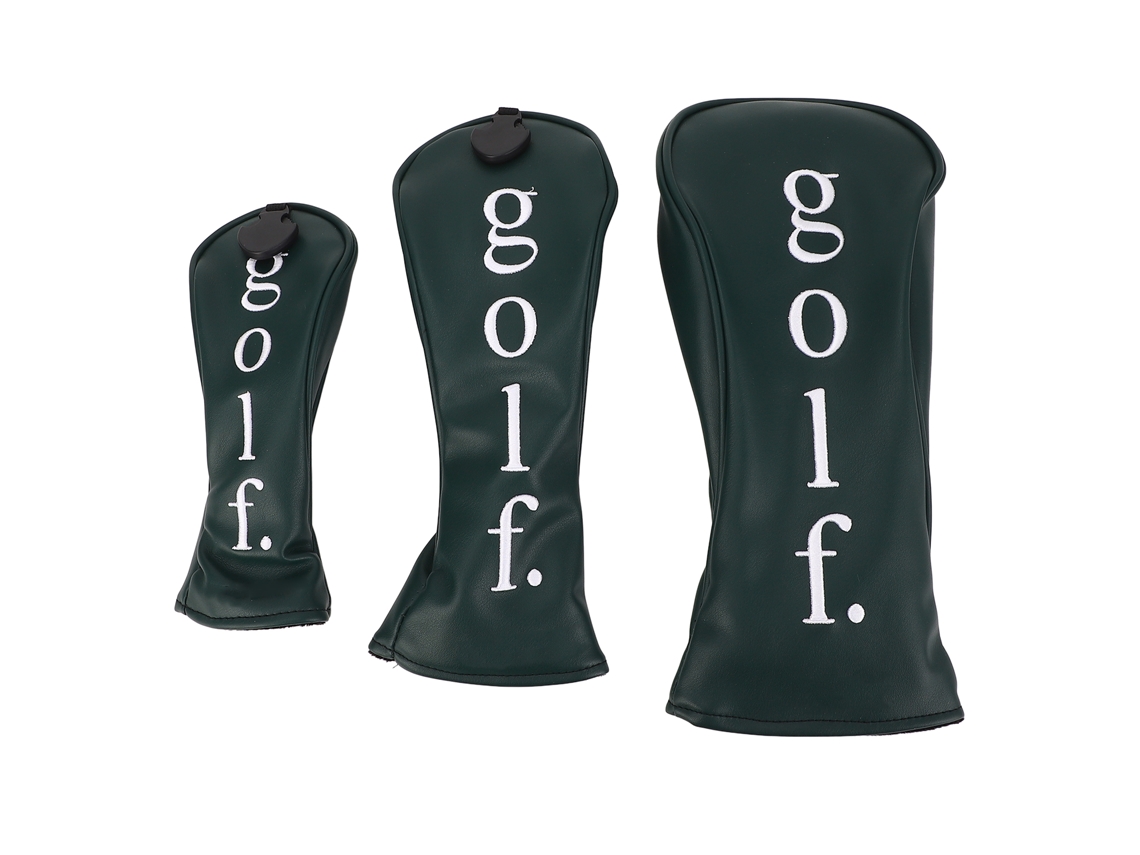 Capas Business de Cabeça de Ferro de Golfe em Couro PU Ajustáveis