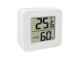 Termômetro E Higrômetro Digital Para Ambientes Internos Com Visor Lcd E Medidor De Temperatura E Umidade.