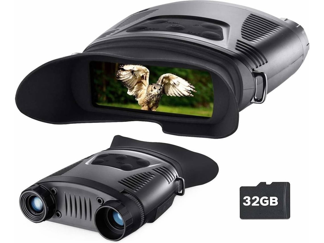 Binóculos ENZONS Infravermelho 2K Hd de Visão Noturna Digital com Tela de 2,5 Polegadas de Caça de 131-Preto