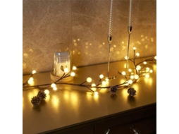 Guirlanda Nova Line de Galhos Marrons, 8.8 pés, 84 LEDs, Natal